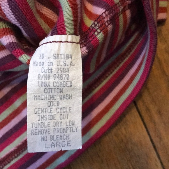 Three Dots girls size large long sleeve shirt - Picture 3 of 3